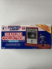 1991 Starting Lineup Headline Collection Rickey Henderson Oakland Athletics HOF!