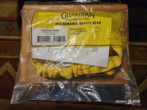 NEW Guardian Fall Protection 11200x Internal Shock 6' Single Leg Lanyard W/hooks - Picture 1 of 6