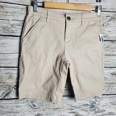 Old Navy Beige Girls Bermuda Shorts size 14 NWT - Image 1 of 4