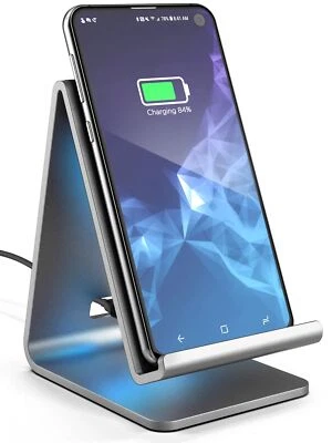 Wireless Charger Stand Qi Station Fast Charging For Samsung Galaxy S10/S10e/S10+ - Image 1 of 4