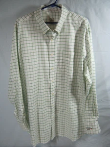 Peter Millar Long Sleeve Plaid Button Down Men's Shirt Size XXL U.S. Open Dress - Picture 1 of 9