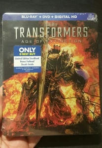 NEW/// TRANSFORMERS AGE OF EXTINCTION /// BLU -RAY /// ///STEELBOOK /// - Picture 1 of 10