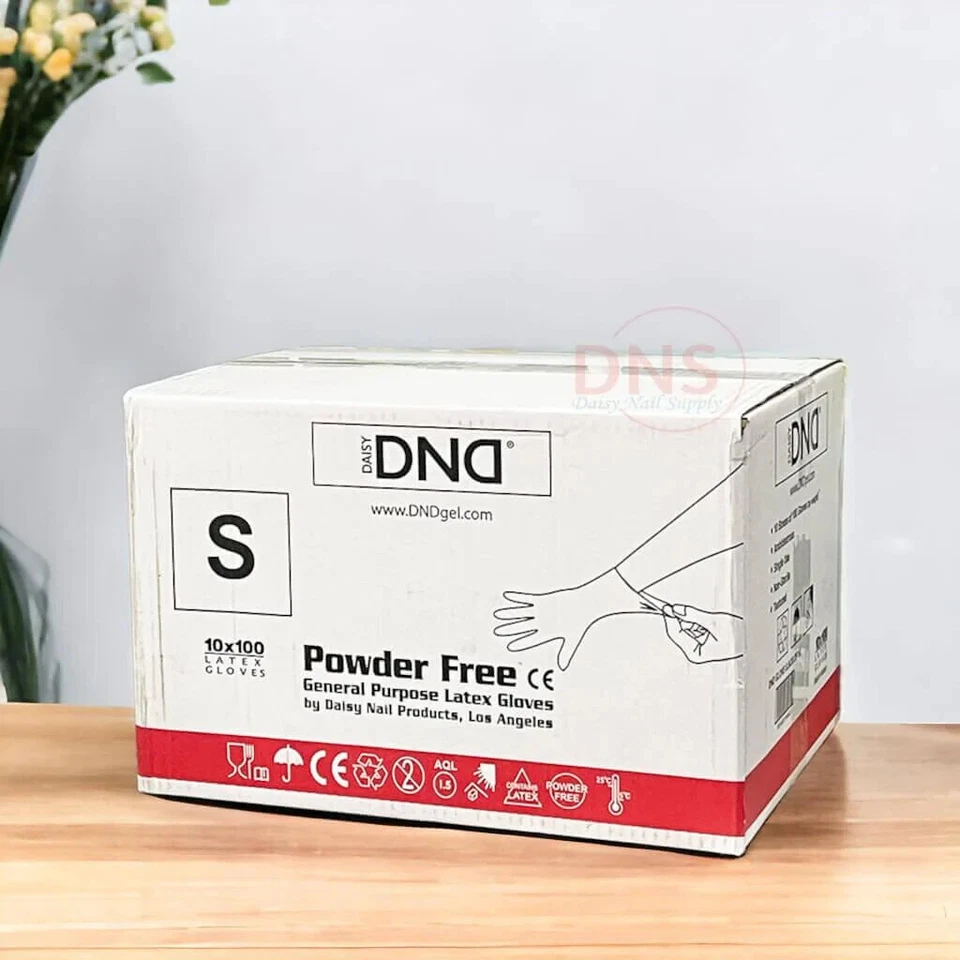 1000Pcs DND Latex Gloves Safe-Guard High Quality Powder Free Vinyl Glove Size S - Image 1 of 1