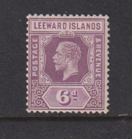 Leeward Islands - #75a mint, cat. $ 32.50 Cover