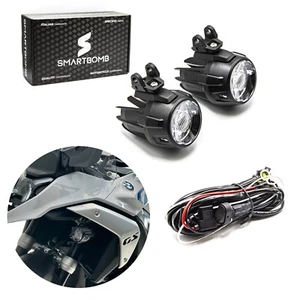 Fari LED BMW GS 1300 STD 40W profondità spot light CABLAGGIO COMPLETO PULSANTE - Imagen 1 de 16