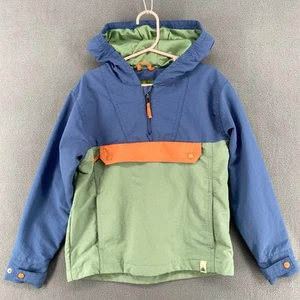 Lake Trail Pullover Outdoor Hoodie Kids S 6/7 Color Block Nylon Water Resistant - Picture 1 of 14