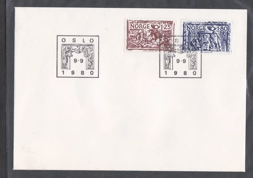 NORWAY 1980 FIRST DAY COVER NORDIC COOPERATION ISSUE - Image 1 of 1