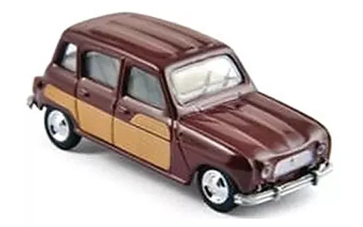Renault 4 Parisienne 1/64 Diecast Pink Used Japan - Image 1 of 1