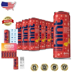 Zero Calorie Peach Raspberry Sparkling Water - Perfekt für die Trinkwasserversorgung unterwegs - Bild 1 von 8