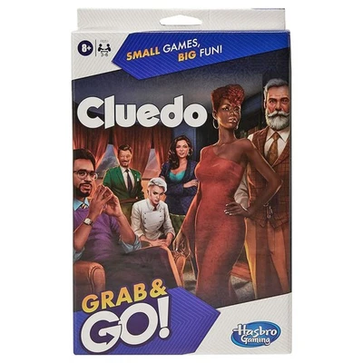 Hasbro Gaming Cluedo Grab & Go Portable Game Travel Game 3-6 Players Kids Age 8+ - Image 1 of 3