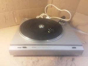 Sharp RP-10 Belt Drive Record Player Deck. READ DESCRIPTION - Picture 1 of 11