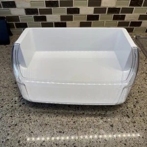 Whirlpool Refrigerator Door Bin Shelf W10860198 W10393526 White Clear OEM - Picture 1 of 11
