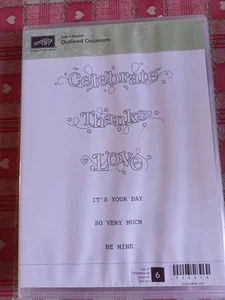 Stampin Up Outlined Occasions unused - Picture 1 of 1