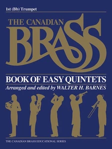 Canadian Brass Book of Easy Quintets 1st Bb Trumpet Part Classical Sheet Music - Picture 1 of 1
