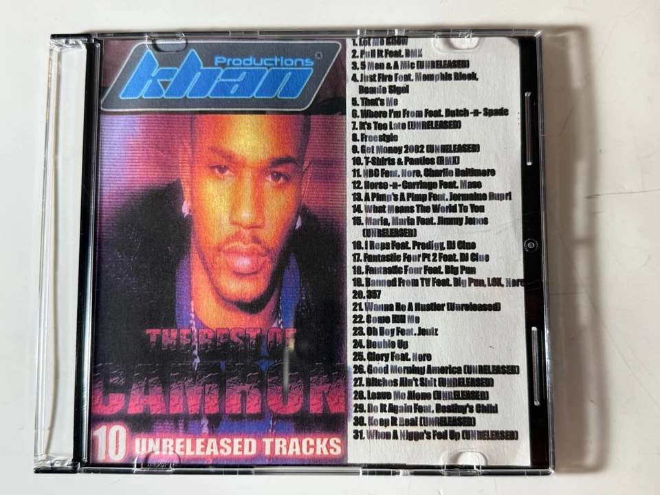 CAM'RON - THE BEST OF CAM'RON + 10 UNRELEASED TRACKS MIXTAPE MIX CD NYC Foto 1 de 1