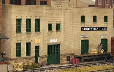 Walthers Cornerstone 933-3193 HO Scale Arrowhead Ale Background Building -- Kit - Image 1 of 1