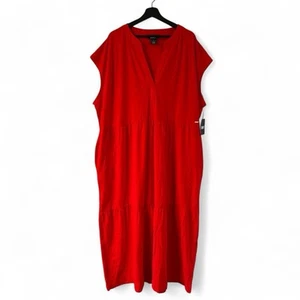 BNWT DKNY Dress Size 2XL XXL Orange RRP $129 - Picture 1 of 4
