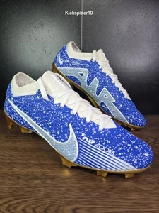 Nike by You Zoom Vapor 15 Elite FG blau gold Fußballschuhe Herren Größe 7 DV3909-906 - Bild 1 von 9