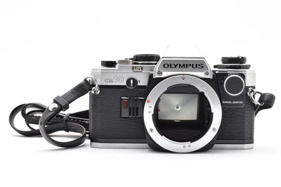 [Quasi come nuova] Olympus OM10 fotocamera reflex pellicola 35 mm con adattatore manuale #83528 - Immagine 1 di 4