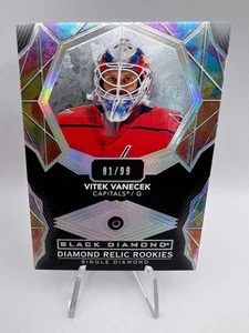 Vitek Vanecek - 2020-21 Black Diamond Relic Rookies #BDR-VV /99 Capitals RC - Picture 1 of 3