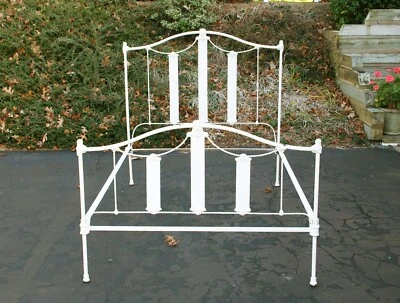 Antique Cast Iron DOUBLE Bed, circa 1900 - Image 1 of 4