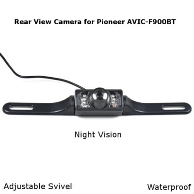 Rear View Camera Backup License Plate Night for Pioneer AVIC-F900BT AVICF900BT - Image 1 of 2