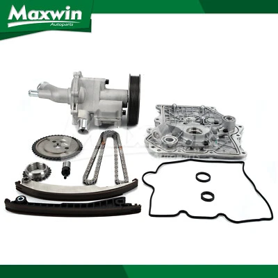 Kit de cadena de distribución bomba de aceite bomba de agua apta para Mini Cooper 2002-2008 1,6 L SOHC 1600CC Foto 1 de 4