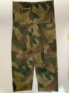 VTG Old Belgian Brushstroke Trousers Parachutist Special Forces Belgium Army 50s - Picture 1 of 16