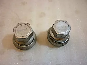 Flange Nut for Alcoa Wheels Silver, pn M22X1.5 (Lot of 2) - Picture 1 of 5