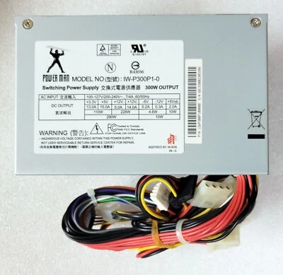 New InWin 300W 24-Pin BTX Format Power Supply IW-P300P1-0 - Image 1 of 4