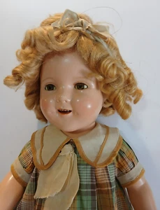 Vintage 1930s 20" Ideal Shirley Temple Composition Doll in Orig Good Ship Dress - Picture 1 of 21