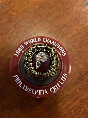 2022 Philadelphia Phillies SGA Mike Schmidt 1980 World Series Replica Ring 8/4 Cover