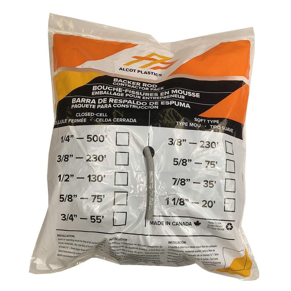 HONOR TRADING Backer Rod For Gaps & Joints