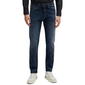 BOSS Mens Jeans - Mens BOSS ReMaine Regular Fit Jean - Left 1 Mid Blue Stretch - Picture 1 of 4