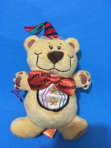 First & Main Party Animal Happy Birthday Bearthday Bear Plush GUC - Picture 1 of 5