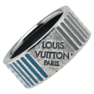 LOUIS VUITTON Berg Damier Colors Ring #M MP2228 mens 【Used】 - Picture 1 of 7