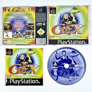 PlayStation 3D Adventure GEX 3 DEEP COVER GECKO Platform Jump'N Run Andrada - Picture 1 of 2
