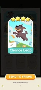 Monopoly Go - Chance Leap 4 ⭐️ Sticker Set 18 (FAST DELIVERY) (Description) - Picture 1 of 1
