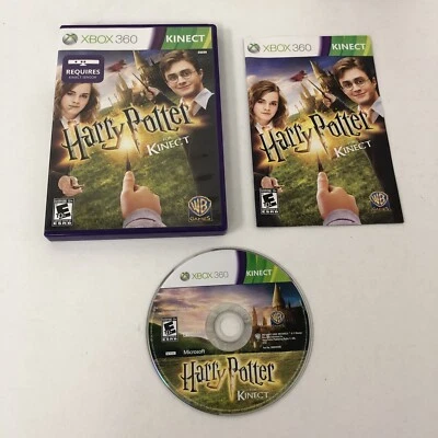 Harry Potter Kinect (Microsoft Xbox 360, 2012) Kinect Game Complete /w Manual - Image 1 of 3
