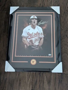 Gunnar Henderson Baltimore Orioles (#2) Signed 24 x 36 Framed Signed, Beckett! - Picture 1 of 3