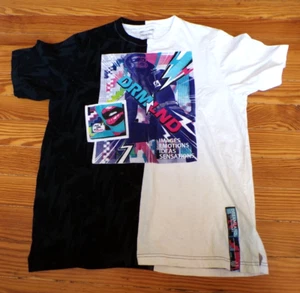Dreamland schwarz & weiß Grafik Herren T-Shirt Größe 2XL - Bild 1 von 10