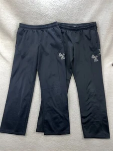 Under Armour Boys Youth Size XL Sweatpants Black Lot of 2 - Picture 1 of 17