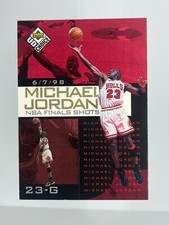 1998-99 Upper Deck UD Choice Michael Jordan NBA Finals Shots 3 HOF