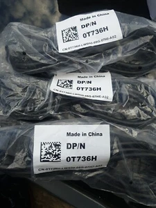 Dell C13 to C14 IEC PC Monitor Kettle Extension Cables 1.8m 0T736H .Quantity X3 - Picture 1 of 3