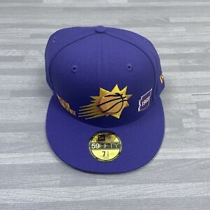 NBA Phoenix Suns New Era Identity D3 59FIFTY Fitted Hat Purple Mens 7 1/2 $50