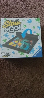 Ravensburger Puzzle Stow And Go Mat (1000pc Puzzle) Travel 46x26" mat New Sealed - Image 1 of 3