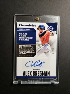 2017 Panini Chronicles ALEX BREGMAN  #08/10 Rookie Auto RC Autograph Blue CA-AX