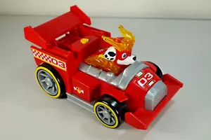 Paw Patrol Moto Pups Marshall aufgeladene Lichter Sounds Rennwagen Pull Back & Go - Bild 1 von 8