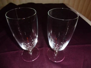 Vintage "Marquis By WATERFORD" crystal glasses Iced Tea water signed Set of 2 - Picture 1 of 13