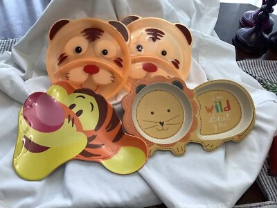 6 peças de pratos infantis/crianças - Imagem 1 de 4